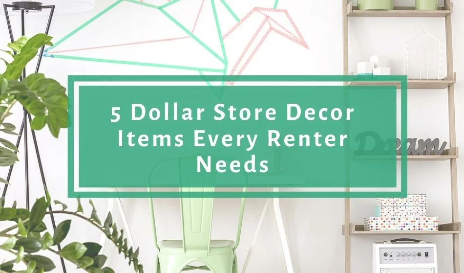 5 Dollar Store Decor Items Every Renter Needs